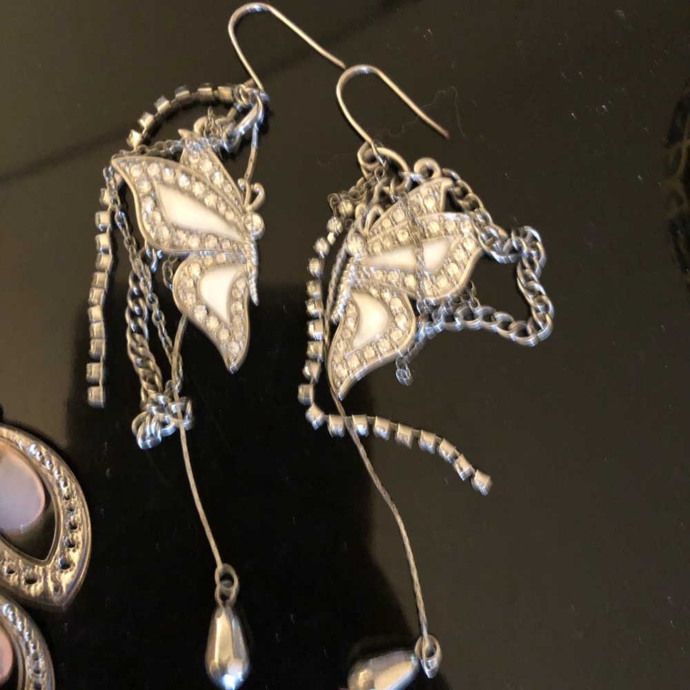 Guess butterfly earrings